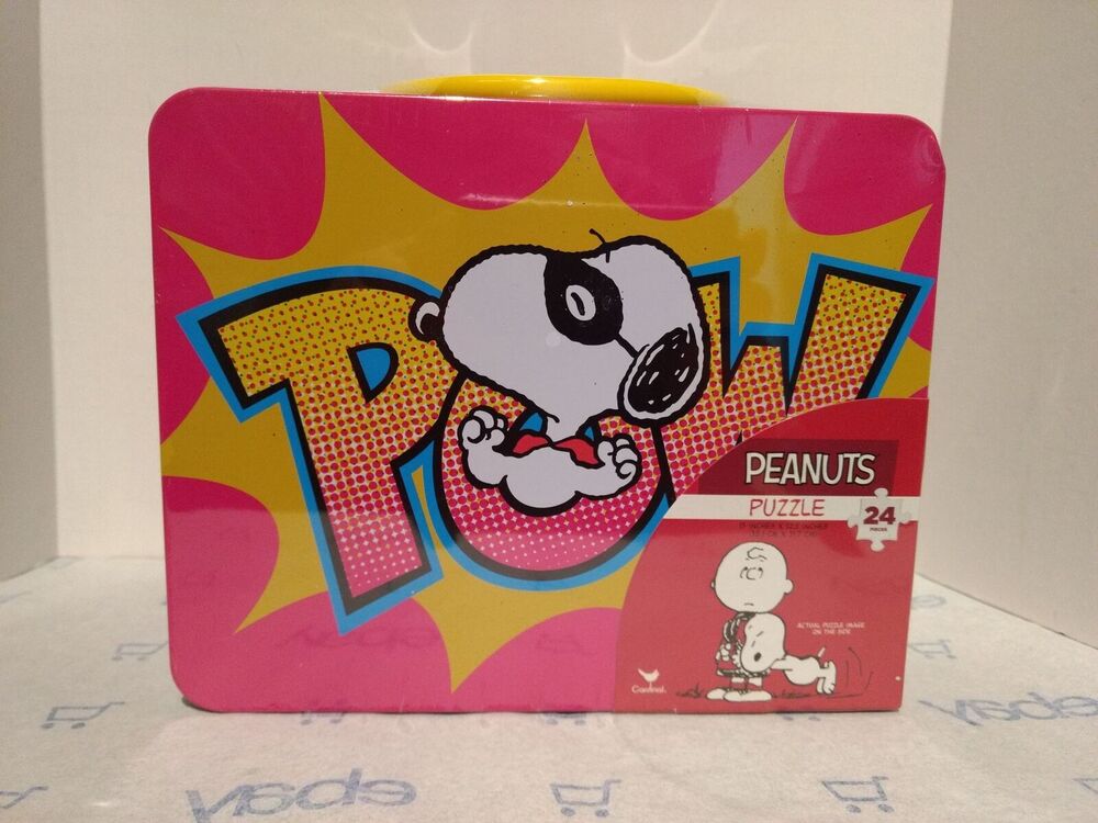 Peanuts Gang - Snoopy Lunch Box with 24 Piece Puzzle
